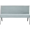 KARE Design Bank Ledro Cord Blau 165Cm- Sitzbänke