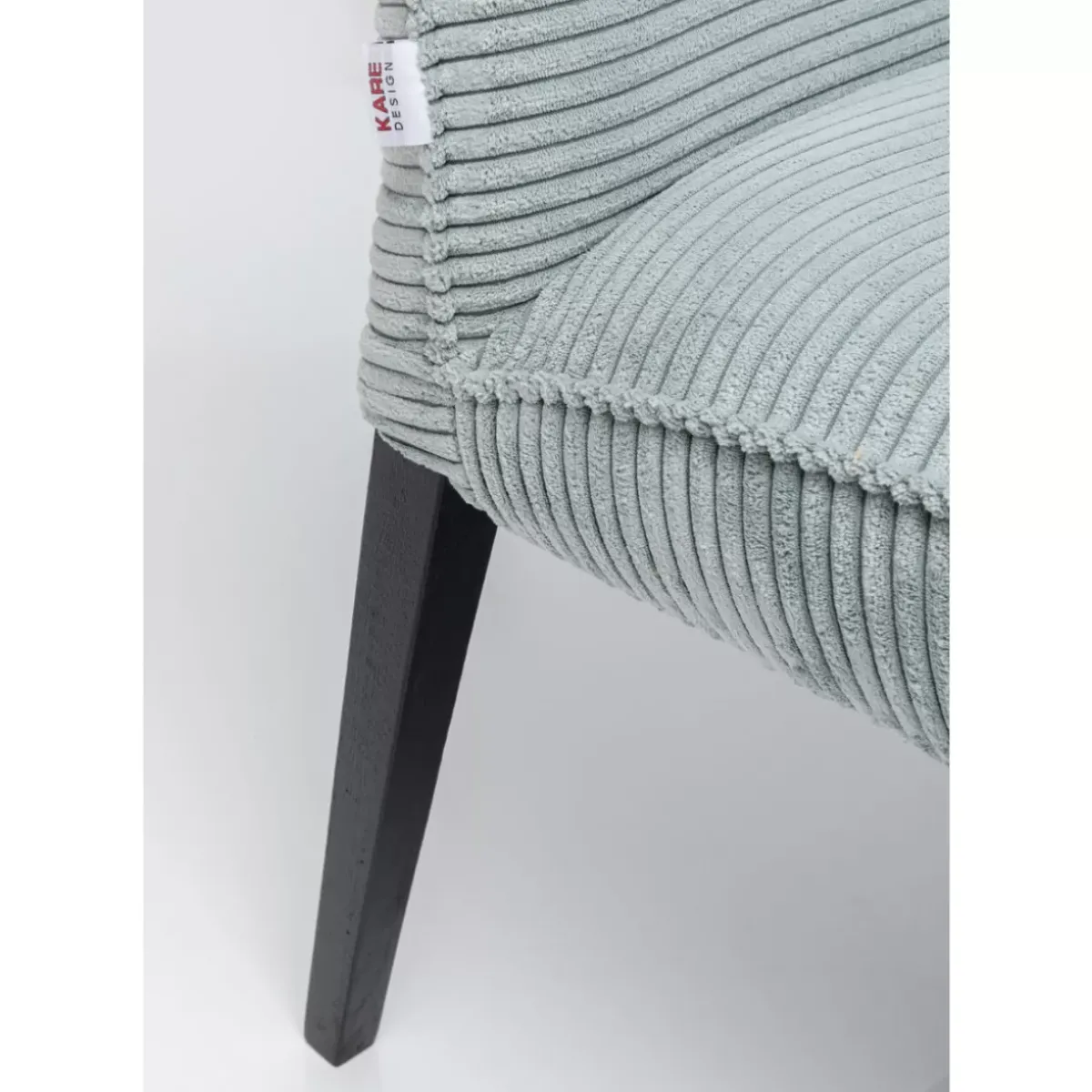 KARE Design Bank Ledro Cord Blau 165Cm- Sitzbänke