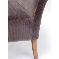 KARE Design Bank Motley Velvet Braun- Sitzbänke
