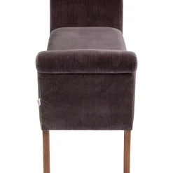 KARE Design Bank Motley Velvet Braun- Sitzbänke