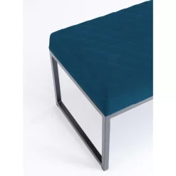 KARE Design Bank Smart Petrol Schwarz 90Cm- Sitzbänke