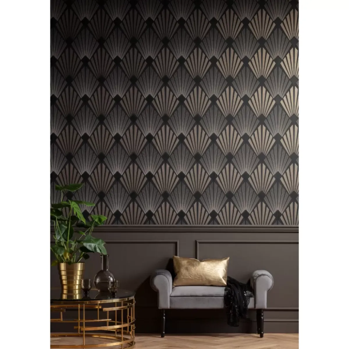 KARE Design Bank Wing Grau- Sitzbänke