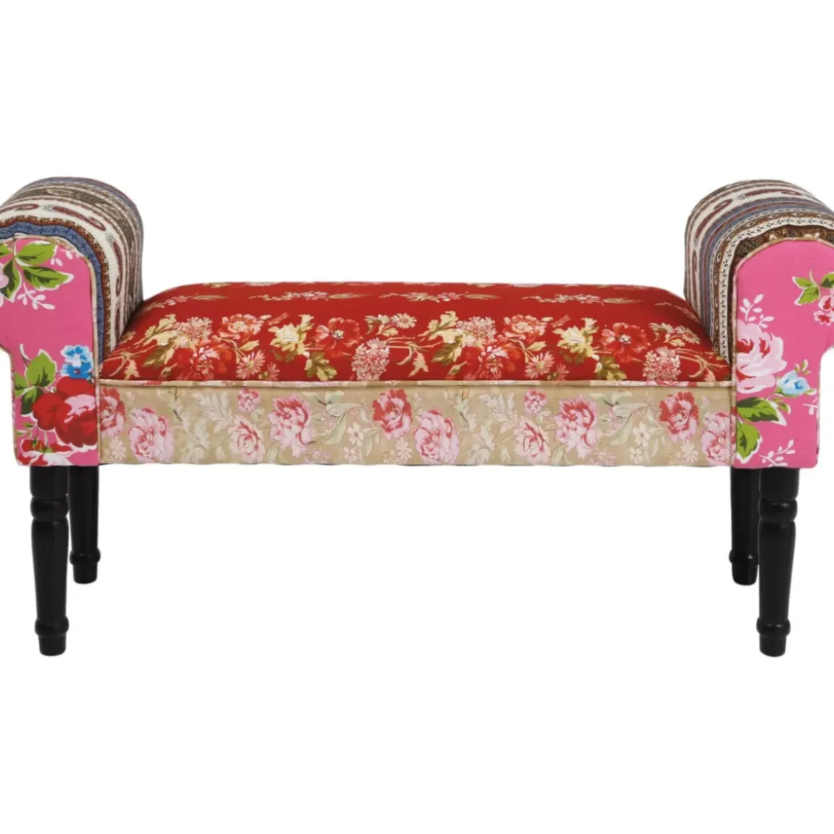 KARE Design Bank Wing Patchwork Red- Sitzbänke