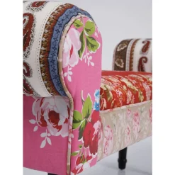 KARE Design Bank Wing Patchwork Red- Sitzbänke