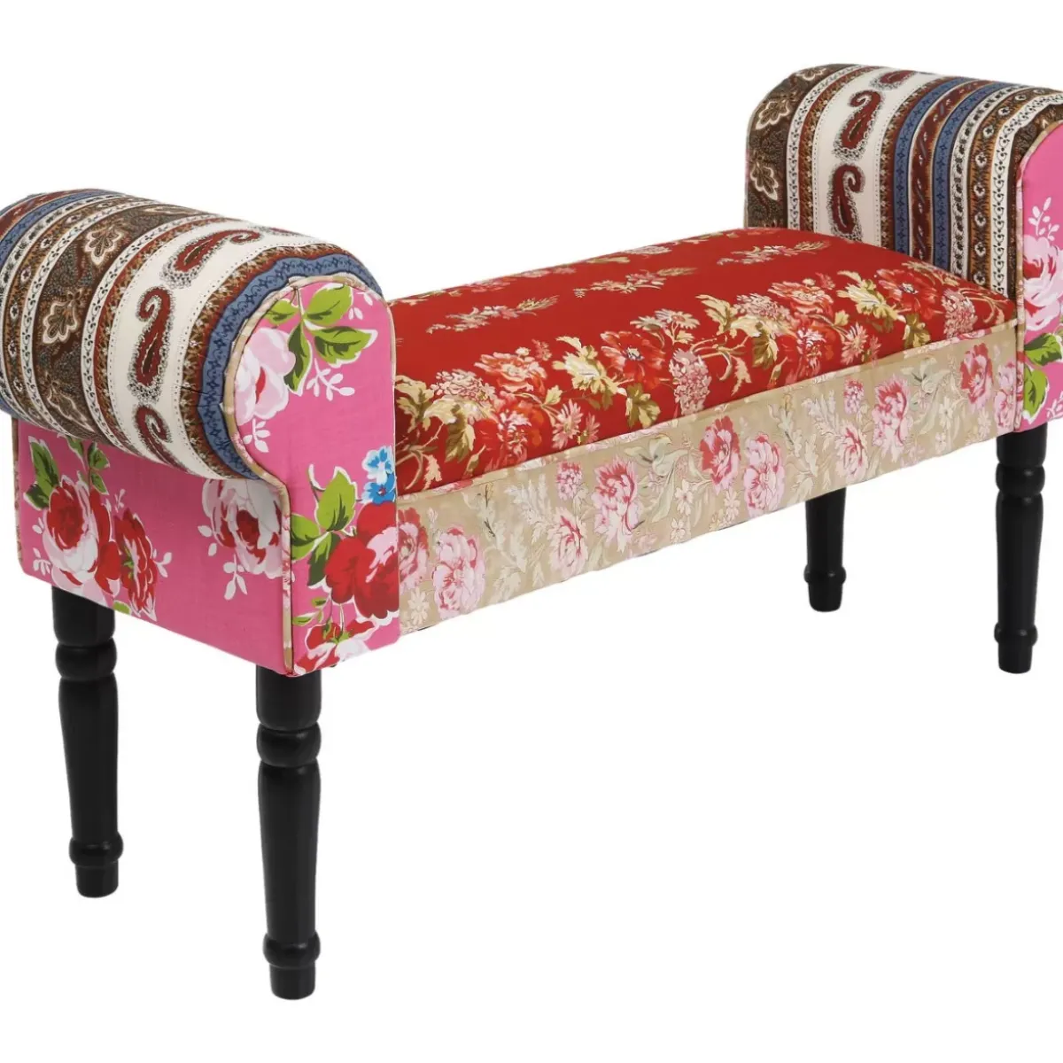 KARE Design Bank Wing Patchwork Red- Sitzbänke