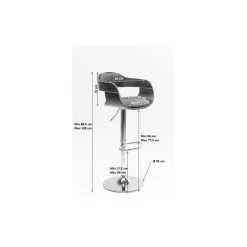 KARE Design Barhocker Costa Black- Sitzbänke