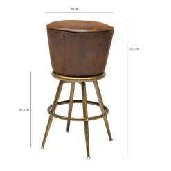 KARE Design Barhocker Lady Rock Vintage- Sitzbänke