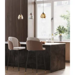 KARE Design Barstuhl Hojas Beige- Sitzbänke