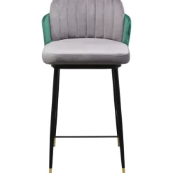 KARE Design Barstuhl Hojas Grau- Sitzbänke