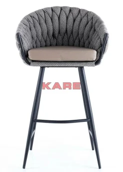 KARE Design Barstuhl Knot Tweed- Sitzbänke