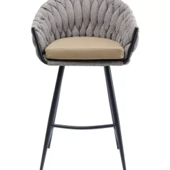 KARE Design Barstuhl Knot Tweed- Sitzbänke