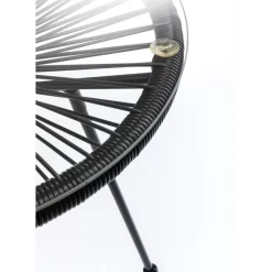 KARE Design Beistelltisch Acapulco Schwarz- Outdoormöbel