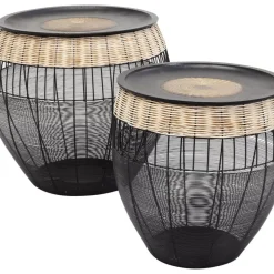 KARE Design Beistelltisch African Drums (2/Set)- Tische