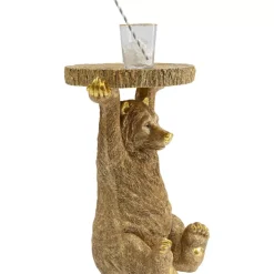 KARE Design Beistelltisch Animal Bear Gold 35X34Cm- Tische