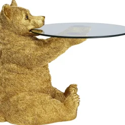 KARE Design Beistelltisch Animal Bear Gold O40Cm- Tische