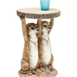 KARE Design Beistelltisch Animal Meerkat Sisters O33Cm- Tische
