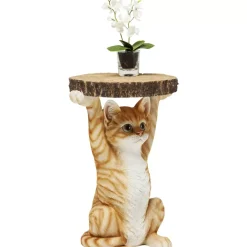 KARE Design Beistelltisch Animal Ms Cat O33Cm- Tische