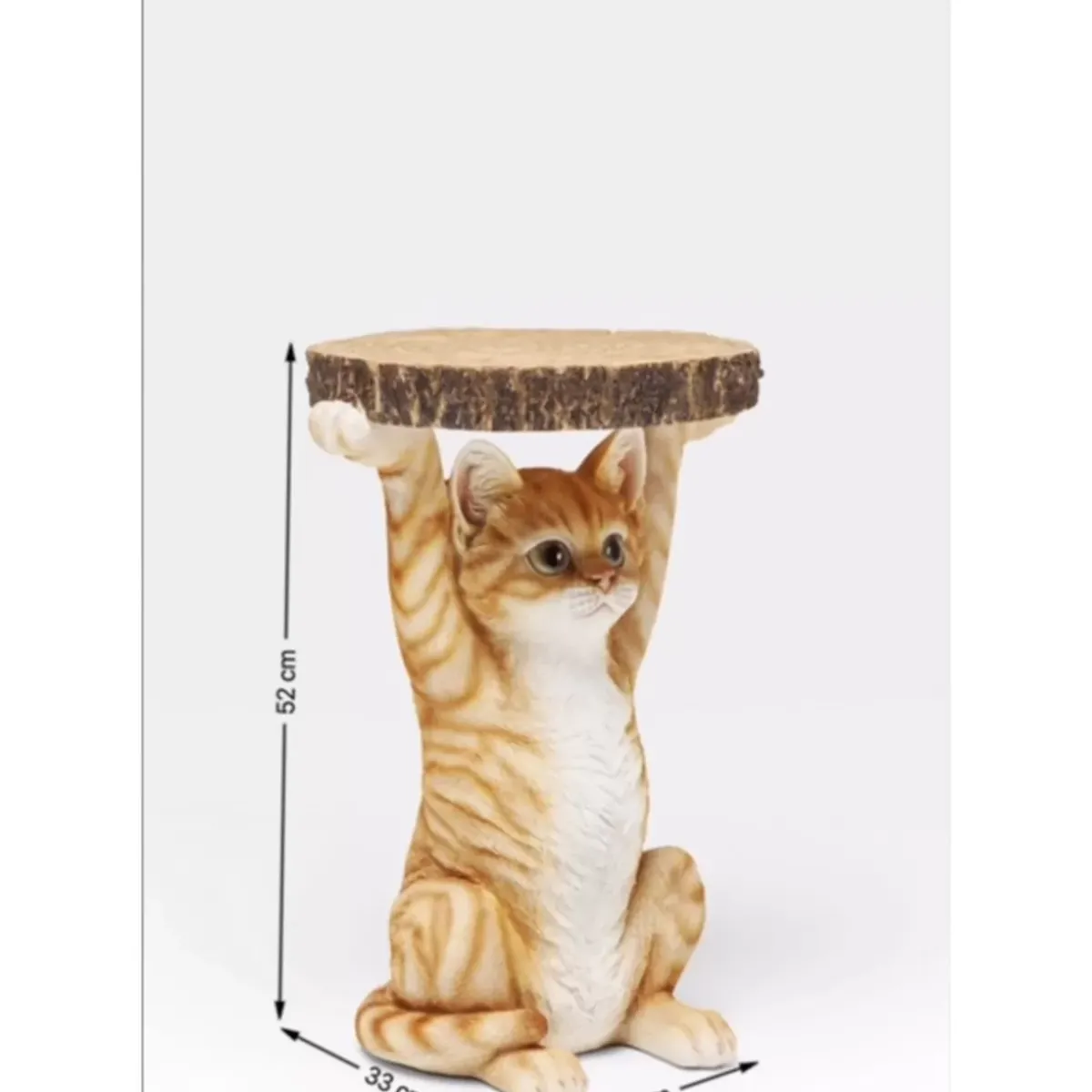 KARE Design Beistelltisch Animal Ms Cat O33Cm- Tische
