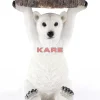 KARE Design Beistelltisch Animal Polar Bear O37Cm- Tische