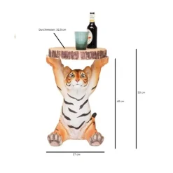 KARE Design Beistelltisch Animal Tiger O35Cm- Tische