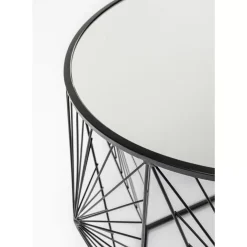 KARE Design Beistelltisch Cobweb Schwarz (2/Set)- Tische