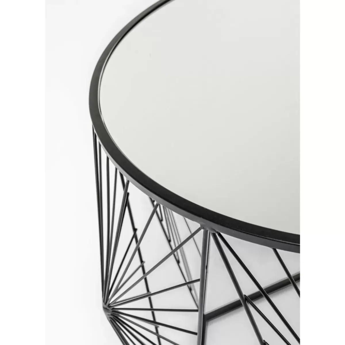 KARE Design Beistelltisch Cobweb Schwarz (2/Set)- Tische