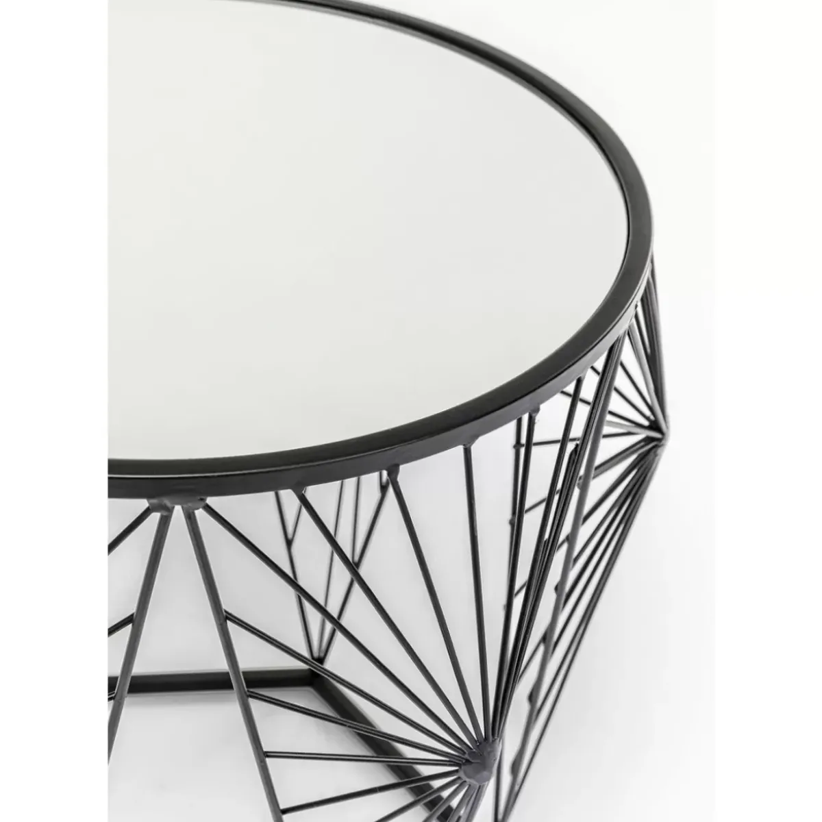 KARE Design Beistelltisch Cobweb Schwarz (2/Set)- Tische