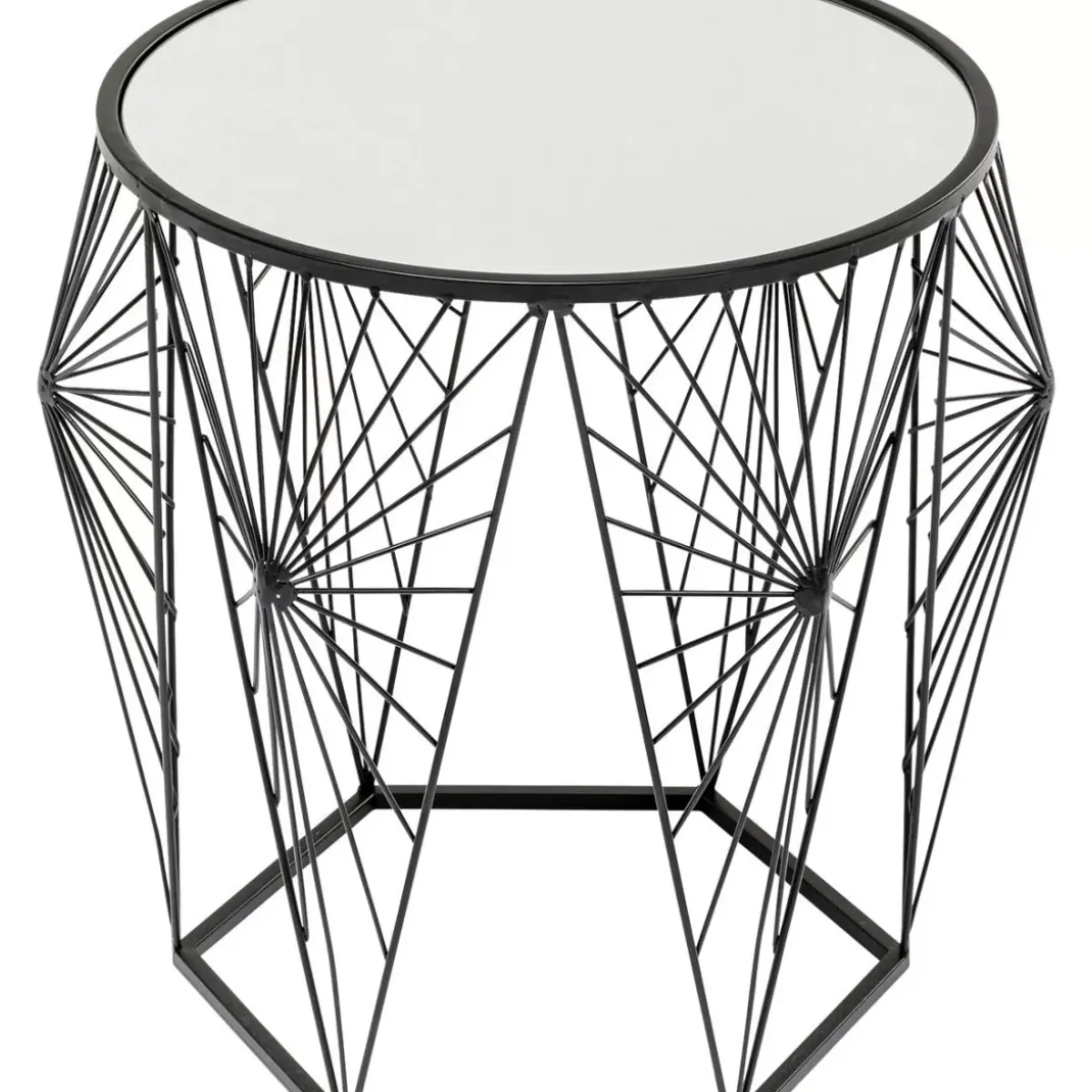 KARE Design Beistelltisch Cobweb Schwarz (2/Set)- Tische