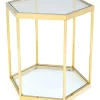 KARE Design Beistelltisch Comb Gold 55- Tische