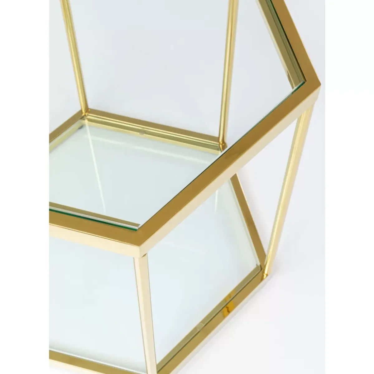 KARE Design Beistelltisch Comb Gold 55- Tische