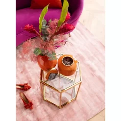 KARE Design Beistelltisch Comb Gold 55- Tische