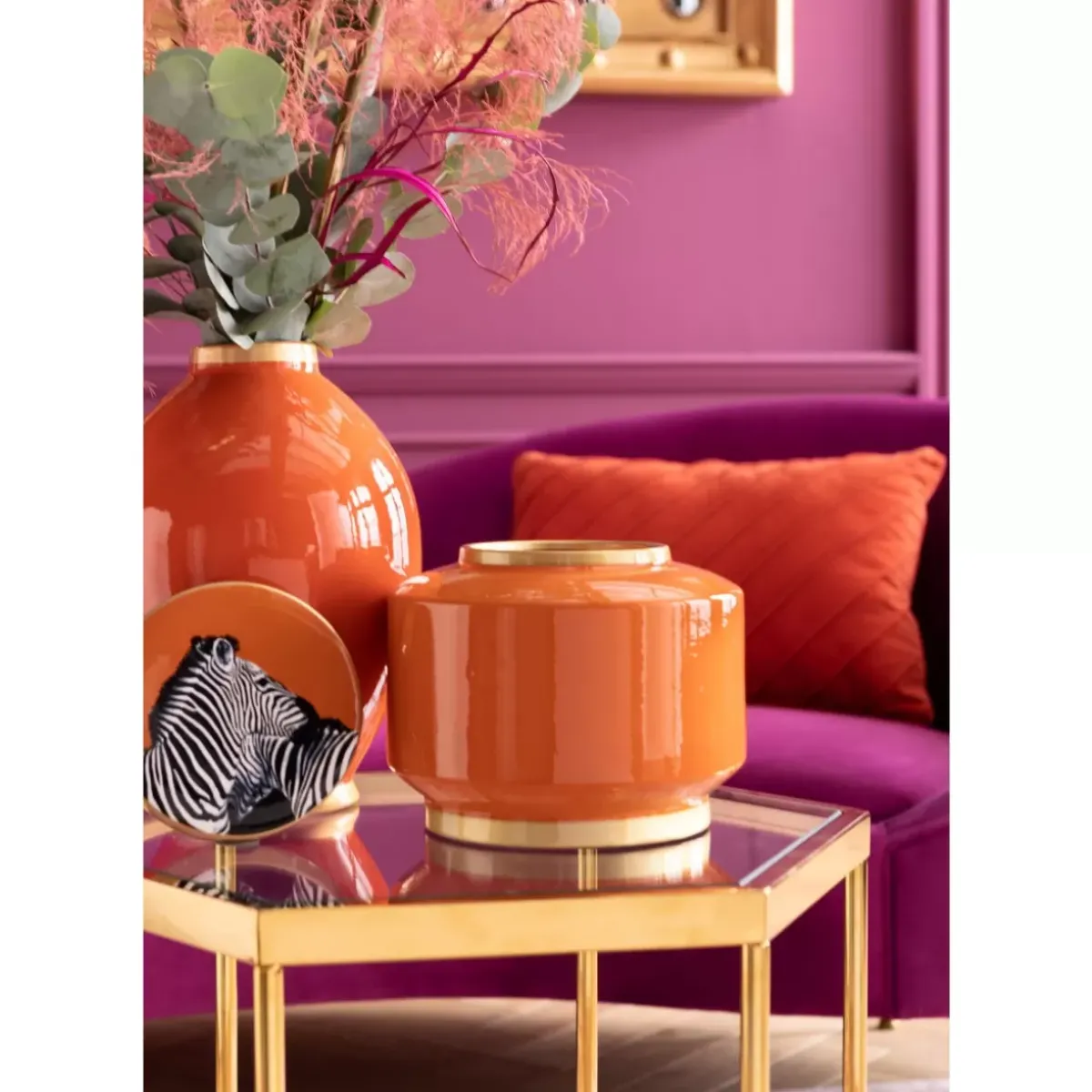 KARE Design Beistelltisch Comb Gold 55- Tische