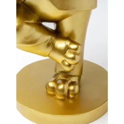 KARE Design Beistelltisch Cool Bulldog Tray Gold 34X55Cm- Tische