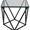 KARE Design Beistelltisch Cristallo Schwarz 50X50Cm- Tische