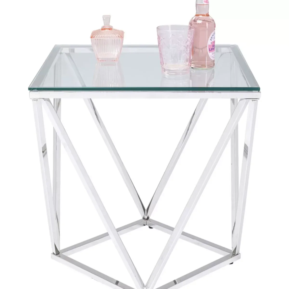 KARE Design Beistelltisch Cristallo 50X50Cm- Tische