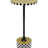 KARE Design Beistelltisch Domero Checkers Olive O25Cm- Tische