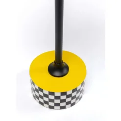 KARE Design Beistelltisch Domero Checkers Gelb O25Cm- Tische