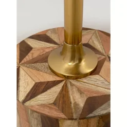 KARE Design Beistelltisch Domero Geo Braun O25Cm- Tische