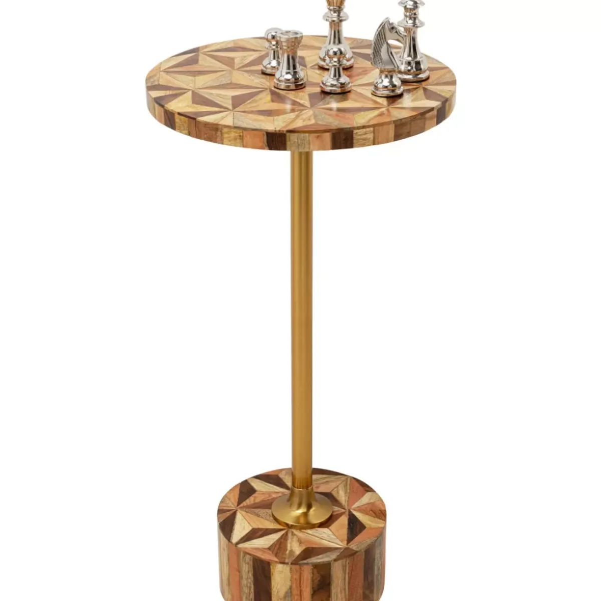 KARE Design Beistelltisch Domero Geo Braun O25Cm- Tische