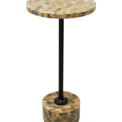 KARE Design Beistelltisch Domero Mosaic Grau O25Cm- Tische