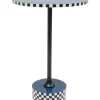 KARE Design Beistelltisch Domero Race Blau O40Cm- Tische