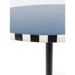 KARE Design Beistelltisch Domero Race Blau O40Cm- Tische