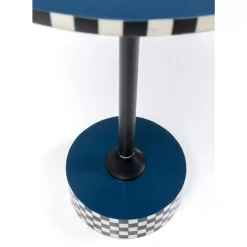 KARE Design Beistelltisch Domero Race Blau O40Cm- Tische