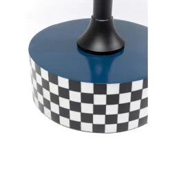 KARE Design Beistelltisch Domero Race Blau O40Cm- Tische