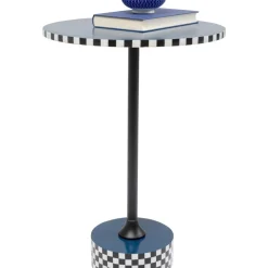 KARE Design Beistelltisch Domero Race Blau O40Cm- Tische