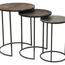 KARE Design Beistelltisch Electra (3/Set) O48Cm- Tische