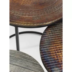 KARE Design Beistelltisch Electra (3/Set) O48Cm- Tische