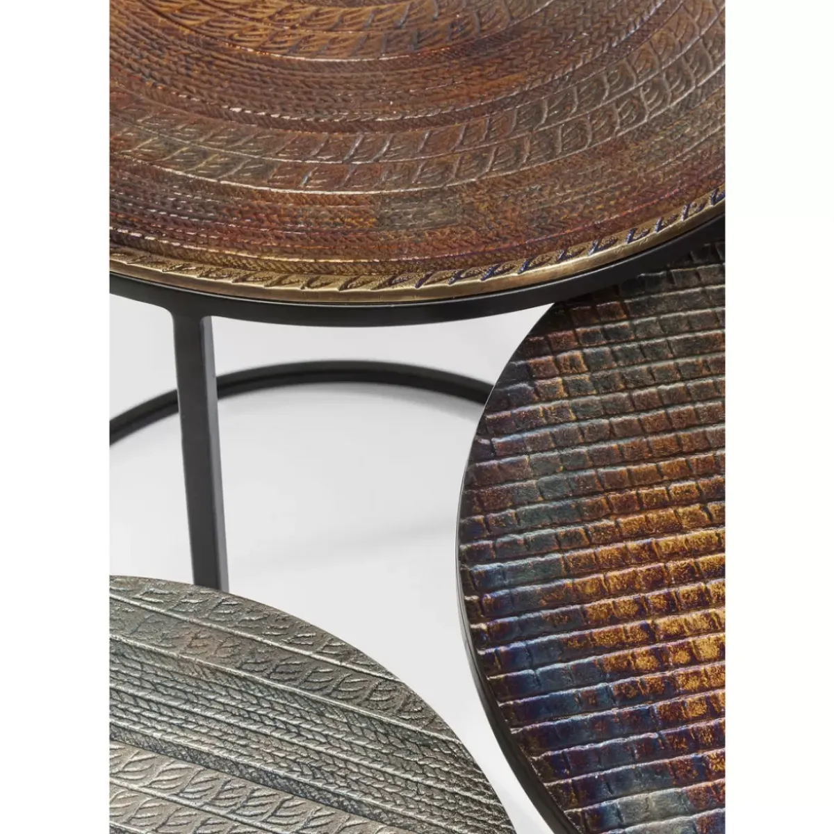 KARE Design Beistelltisch Electra (3/Set) O48Cm- Tische