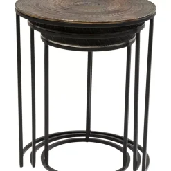 KARE Design Beistelltisch Electra (3/Set) O48Cm- Tische