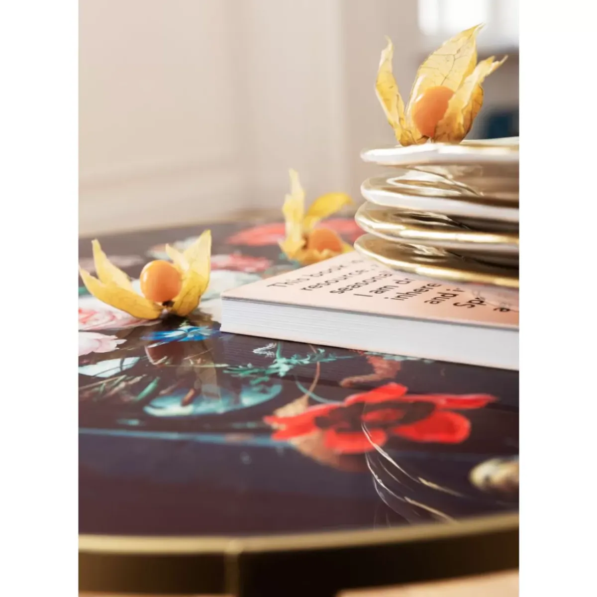 KARE Design Beistelltisch Flores O55Cm- Tische